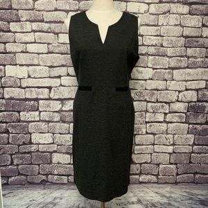 Willi Smith Gray Sleeveless Dress Size 12